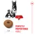 Image of a dry food kibble ring with a 1 cm scale, two dogs and a food bowl. Text: Perfectly proportioned kibble. Image of a dry food kibble ring with a 1 cm scale, two dogs and a food bowl. Text: Perfectly proportioned kibble.