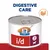 Hill's Prescription Diet i/d Digestive Care tinned dog food, ACTIVBIOME+ symbol, turkey icon, visible text: DIGESTIVE CARE, can with pull tab and spoonful of food shown