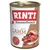 RINTI Kennerfleisch báránnyal, gabonamentes. RINTI seit 1983 Original. Húskockák és összetevők ábrázolása.