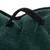 Close-up of green fabric material with black felt handle, suitable for transport or handling.