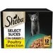 Sheba Pouches Select Slices 12 x 85g - Poultry Selection in Gravy