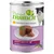Natural Trainer dog food with chicken, suitable for medium and large dogs (>11kg) from 6 years. Contains chicory root. Shown: food piece on plate. Natural Trainer dog food with chicken, suitable for medium and large dogs (>11kg) from 6 years. Contains chicory root. Shown: food piece on plate.