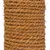 Close-up of brown sisal rope, braided and sturdy.