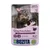 Sobre de comida para gatos Bozita con pavo, 85 g. Texto visible: 100 % animal protein, grain free recipe, delicious taste easy digestion, made in Sweden, Swedish natural ingredients. Sobre de comida para gatos Bozita con pavo, 85 g. Texto visible: 100 % animal protein, grain free recipe, delicious taste easy digestion, made in Sweden, Swedish natural ingredients.
