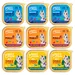 Lot mixte Edgard & Cooper Pâté pour chat - 9 x 85 g (3 variétés)