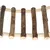 Flexibles Holzbrückenspielzeug aus natürlichen Ästen, verbunden mit Draht. Geeignet für Kleintiere oder Vögel als Kletter- und Spielzubehör.