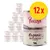 Lot de 12 boîtes Purizon Organic Duck & Chicken with Zucchini, 400 g chacune, texte visible : 13 % protéines, image d’un chat sur l’emballage. Lot de 12 boîtes Purizon Organic Duck & Chicken with Zucchini, 400 g chacune, texte visible : 13 % protéines, image d’un chat sur l’emballage.