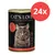 Cat's Love Adult Katzenfutter mit Rind, 97% Fleischanteil, getreidefreie Rezeptur, Made in Austria. Packung mit 24 Dosen.
