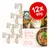 Pure Nature Premium Feuchtnahrung Lachs & Shrimps mit Brunnenkresse, Packung 12x80g. Enthält 70% Fleischanteil und 0% Zuckerzusatz.