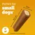 Chew snack, length 8,1 cm, diameter 2 cm. Text: Perfect for SMALL DOGS. Symbols for chicken and sheep. Note: Complementary food for adult dogs.