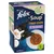 Purina Felix Soup Tender Strips, 6x48g. Sorten: Rind, Huhn, Thunfisch. Ohne künstliche Farbstoffe. Verpackung zum Recyceln bestimmt.