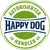 AUTORISIERTER HÄNDLER Happy Dog (text în limba germană, insignă de distribuitor autorizat pentru marca Happy Dog)