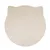 Wooden board shaped like a cat's head, natural wood without visible decorations.