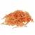 Dried orange strips, presumed chicken meat snacks. Visible without packaging.
