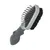 Brosse double face avec picots métalliques à embouts ronds d’un côté et poils noirs de l’autre, manche gris antidérapant en plastique. Brosse double face avec picots métalliques à embouts ronds d’un côté et poils noirs de l’autre, manche gris antidérapant en plastique.