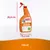 Nature's Miracle Oxy Formula Set-In Stain Remover, flacone spray arancione, dimensioni 26,6 cm x 11,2 cm, capacità 709 ml. Etichetta con immagine di gatto e testo in inglese.