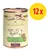 Terra Canis Rind mit Karotte, Apfel & Naturreis, 12 x puszka. Widoczne: wołowina z marchewką, jabłkiem i brązowym ryżem. 100 % Natur. Opakowanie zbiorcze.
