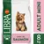 Sac de croquettes LIBRA avec du saumon pour chien, ADULT MINI, 8 kg, marque affinity, mention Nutritional Balance visible sur l’emballage.