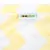Étiquette zooplus sur tissu à motif rayé jaune et blanc, matière peluche visible.