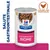 Hill's Prescription Diet Gastrointestinal Biome, scritta SALUTE GASTROINTESTINALE, etichetta Chicken and Vegetables in inglese, barattolo con cibo visibile all'interno.