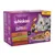 Whiskas TastyMix Country Collection in gravy, 12 pack. Includes lamb, chicken and carrots; chicken and turkey; duck; beef and poultry. Rated and approved by cats.
