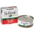 Schesir Nature for Dog, pollo con manzo. Scatoletta e confezione visibili con testo multilingue: chicken with beef, poulet avec boeuf, pollo con manzo, Huhn mit Rind, kip met rund.