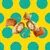 Close-up of crunchy, filled kibble pieces with a visible creamy centre and crumbs, showing product texture and filling.