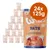 Multipack med 24 påsar à 125 g Witty Cat Premium Paté Huhn & Lachs, synlig text: Made in Germany, 99 % Fleisch, grain-free, smaker kyckling och lax.