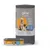 Pet Genie sistema di smaltimento delle feci per cani con cartuccia di ricarica. Include 1 ricarica, compatibile con contenitore Pet Genie. Utilizzo fino a 2 mesi. Immagine con cane e gatto.
