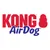 KONG AirDog. Mærkelogo med rødt KONG-symbol og blå tekst.