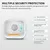 PETKIT device with safety features: solid-state relay, mechanical relay, temperature and humidity sensor, circuit breaker with fuse, NTC sensors, PTC temperature protection.
