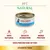 almo nature HFC Natural Atlantic Tuna cat food tin. Text: 100% natural, boosts hydration, mono protein, high percentage of fish, Atlantic tuna, all profits to the planet.