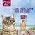 TubiCat Geflügelpaté für Katzen. Mit Katzenminze, ohne Zucker und Getreide, lebensmittelechte Qualität. Slogan: 'Nun drück schon auf die Tube!'.