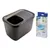 Savic Hop In Marble Litieră pentru pisici - Set starter: litieră Marble negru-auriu + 6 pungi Savic Bag it Up