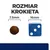 Rozmiar krokieta: średnica 7,5 mm. Porównanie z kostką do gry o boku 16 mm.