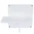 Supporto da parete bianco con piattaforma, adatto per montaggio a muro. Forma rettangolare con due punti di fissaggio visibili.