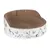 Kattenmand en Krabmeubel Relax - Wit met vlinderopdruk - Kattenmand en Krabmeubel Relax
