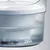 Zeus Wasserspender mit transparentem Behälter und weissem Deckel, geeignet für Haustiere.