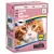 Feline Bozita, komadići u umaku s lososom, 370 g. Vidljiv FSC znak i tekst na više jezika: Mit Lachs, Med Lax, With Salmon.