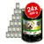 Lot de 24 boîtes Belcando 400 g, étiquette indiquant : Pute (volaille), Reis (riz), Zucchini (courgettes), Distelöl (huile de chardon), avec riz et courgettes. Super Premium Quality.