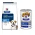 Hill's Prescription Diet Food Sensitivities d/d sacco e Derm Complete lattina, alimenti per cani con sensibilità alimentari e cura della pelle. Testo visibile: VETERINARIAN RECOMMENDED.