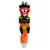 Jouet pour chien HYPER PET Fire Hose Friends en forme de renard, étiquette visible : double layer, extra strong canvas shell, heavy duty fire hose, FLDAT5, squeaking dog toy.