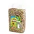 JR Farm Basic Food Ratten-Schmaus – zmes zrnín a granúl v priehľadnom balení, etiketa s obrázkom slnečnice, kreviet a kresleného potkana. Viditeľný nápis: Fresh vom unserem Hof!