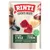 RINTI LEICHTE BEUTE Rind pur & Wild, Pure Beef & Venison, getreidefrei, reich an natürlichen Fleischstücken, 400g, fett-reduziert. Texte en allemand et anglais visibles sur l’emballage.