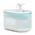 Petlibro Trinkbrunnen mit Wasserfluss, transparentes Design mit Max- und Min-Markierungen.