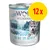 Wolf of Wilderness Little Blue River 800 g burk, 100 % grain-free, 12x. Text: Chicken & Salmon with fruits of the forest, roots and wild herbs. Junior.