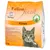 Sac de croquettes Feline Finest Kitten PORTA 21, 2 kg, pour chaton. Texte visible en anglais et allemand sur les ingrédients et nutriments. Photo d’un chat gris sur l’emballage.