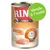 Rinti Sensible, conserve pour chien, 100 % poulet, sans gluten, avec riz, vendu à l’unité. Texte en allemand : nur 1 tierisches Protein.