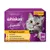 whiskas Aromatic Selection Geflügel Auswahl, mit Huhn, mit Ente & Gemüse, mit Truthahn & Gemüse, mit Wild in einer herzhaften Sauce, x12 sachets, Vorratspack