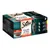 Sheba Fresh & Fine 50x Megapack, en sauce, boîte avec photo de chat gris et assiette de nourriture, variétés visibles sur l’emballage, portions de 50x50g.